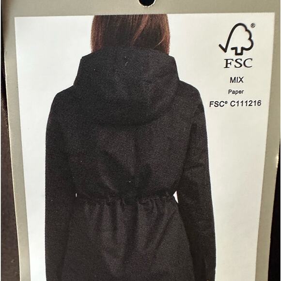 Hunter Women’s Water Wind Resistant Rain Cotton Jacket New Large - Picture 12 of 12